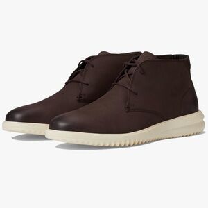 Cole Haan Grand+ Chukka Leather Boot Dark Chocolate /Ivory Men’s 10.5 New in Box